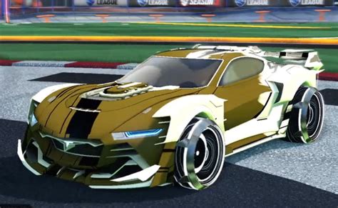 Rocket League Titanium White Tyranno Gxt Design With Titanium White