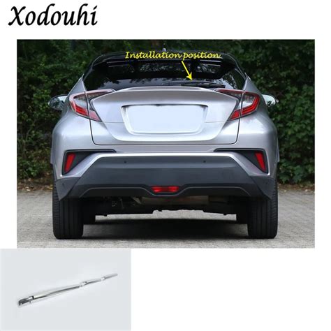 For Toyota C Hr Chr 2017 2018 Car Detector Styling Abs Chrome Rear Back