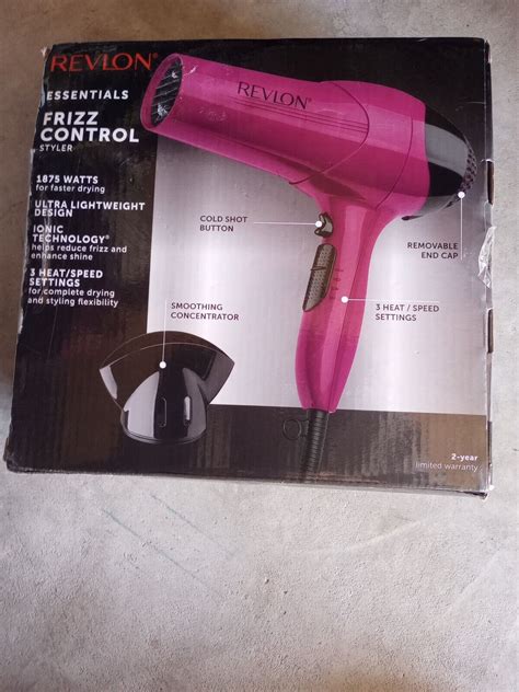 Revlon Essentials 1875w Frizz Control Hair Dryer Rv474 For Sale Online Ebay