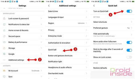 Cara Mengaktifkan Bola Pintas Di Xiaomi Droidinside