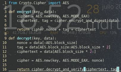 Criptografía en Python AES Mi Diario Python