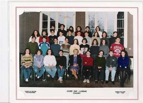 Photo De Classe De Iv De Lyc E Gay Lussac Copains D Avant