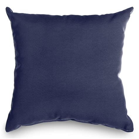 Navy Sunbrella Outdoor Throw Pillow 18 In X 18 In Squarepawleys Island