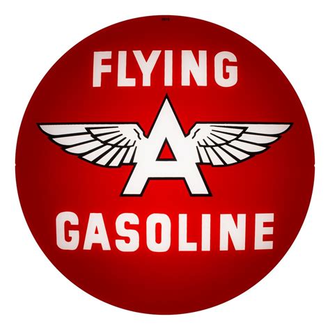 Flying A Gasoline Red 135 Gas Pump Globe Vics 66
