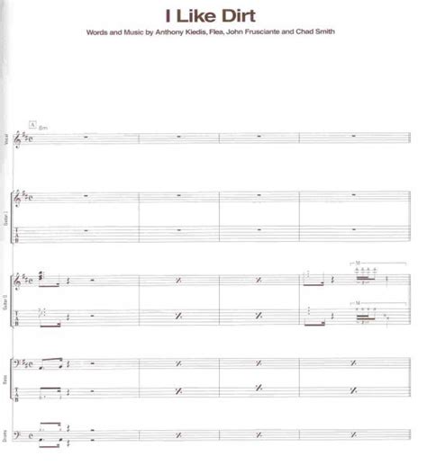 Red Hot Chili Peppers Californication Transcribed Scores Clarina