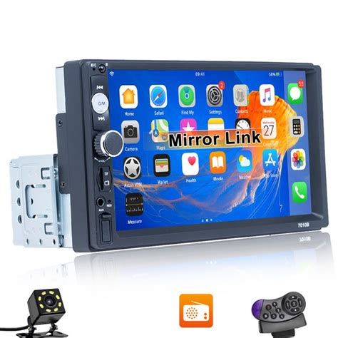 Автомагнитола магнитола 1дин 7" HD MP5 Плеер MirrorLink Стерео Bt FM1 ...