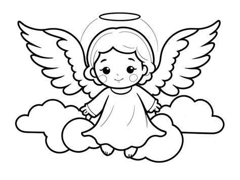 Desenho De Um Anjo - 11 Desenhos de Anjo para colorir