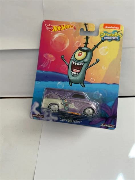 Hot Wheels Nickelodeon Spongebob Squarepants Dairy Delivery Real Riders