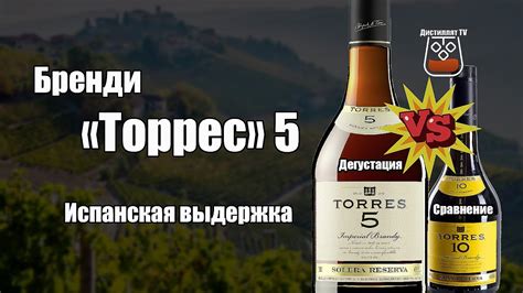 Бренди Torres 5 Gran Reserva (Торрес 5 лет) против Torres 10 (18 ...