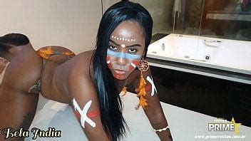 Sexy Indian Babe Takes A Big Dick From Muscular Brunette In Hotel In Celebration Of Indigenous