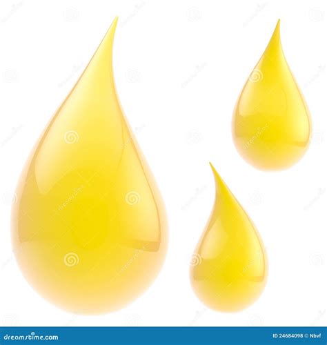 Glossy Liquid Drops Isolated Stock Illustration - Illustration of fluid