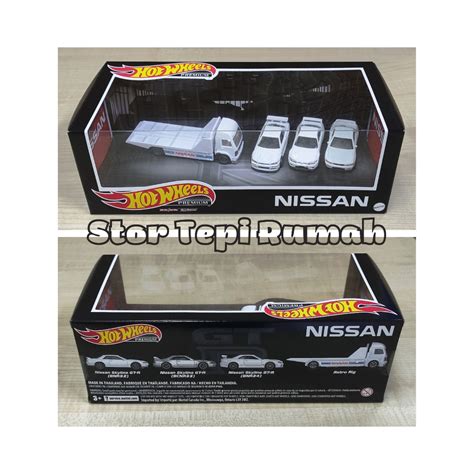 Hot Wheels Premium Collector Set Nissan Skyline GT R 2021 Garage Diorama Shopee Malaysia