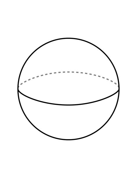 D Sphere Template Printable