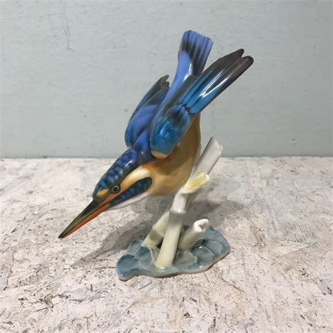 Res Roman Figur Eisvogel Hutschenreuther C M Bel Wachsmann