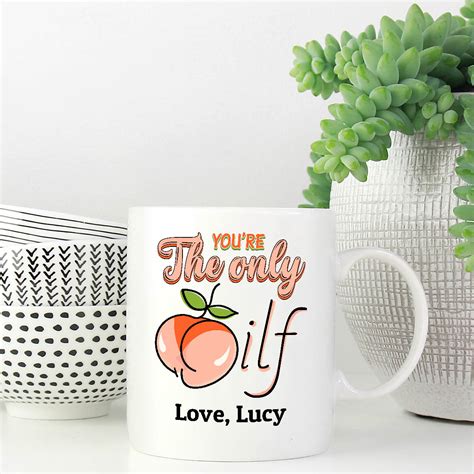 Custom Milf Mug Personalized The Only Milf Peach Ceramic Coffee Mug Beer Stein CubeBik