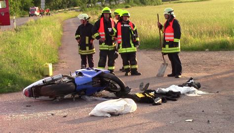 Verkehrsunfall Mit Schwerverletztem Motorradfahrer Bei Schweich Saar