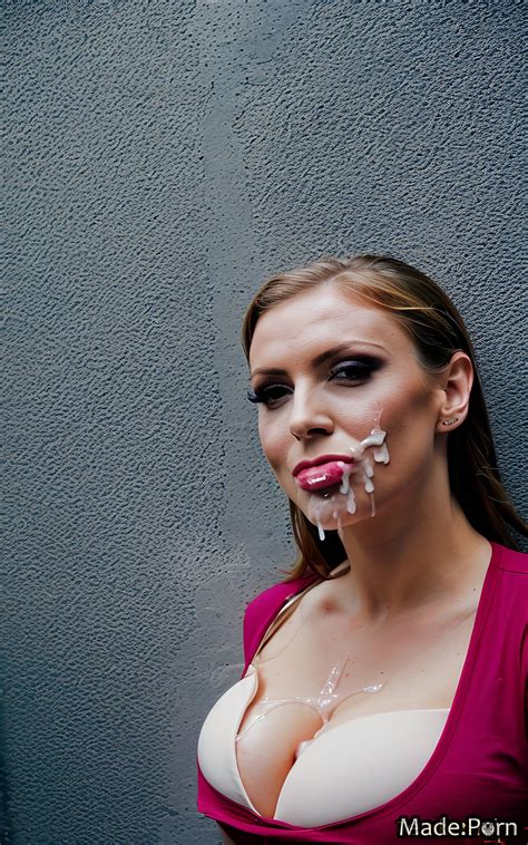 Porn Image Of Perfect Boobs Big Tits Athlete Close Up Facial Spandex Cleavage Created By AI