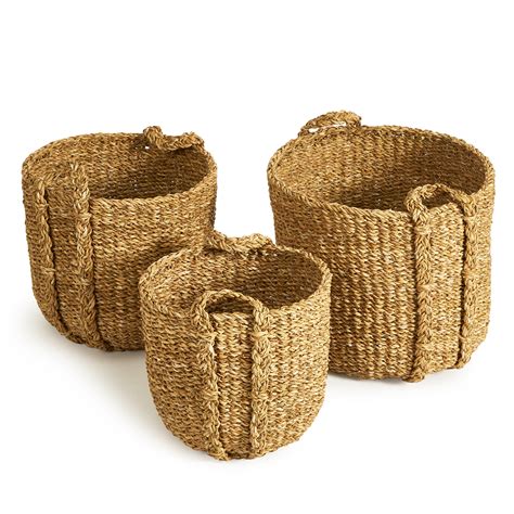 Birch Lane™ 3 Piece Seagrass Basket Set Wayfair