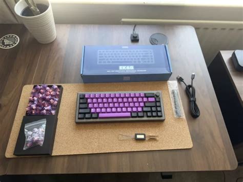 Epomaker Ek Custom Hot Swappable Rgb Wireless Keyboard X Sets Of Switches Picclick Uk