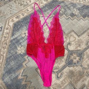 Victoria S Secret Intimates Sleepwear Victorias Secret One Piece Lace Lingerie Poshmark