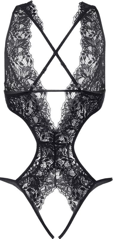 Боди EROLANTA LINGERIE Эротическое Erolanta Anais черный 46 48
