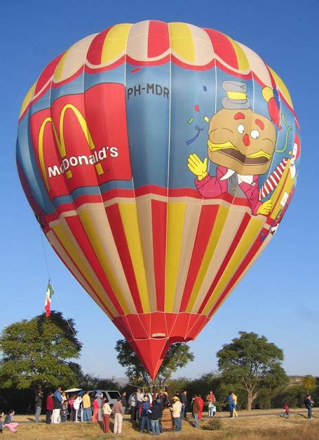 My Life In Hot Air Ballooning McDonald S Hot Air Balloon Team