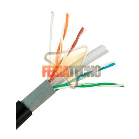 Cable Utp Cat Mts Exterior Awg Negro