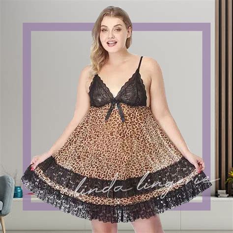 Jual Lindagalz Sexy Lingerie Big Size Jumbo Baju Tidur Wanita Dinas Malam Lingerie Premium