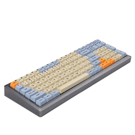 YMDK Hot Swap Fully Programmable 96 Aluminum Case Plate PCB Stabilizers Support ANSI ISO DIY Kit