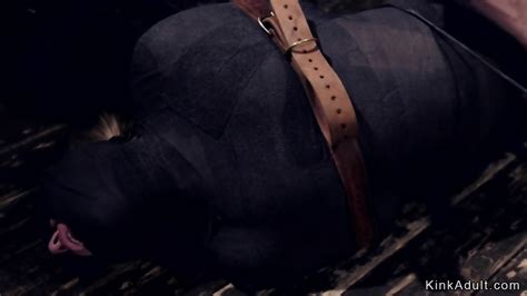 Blonde In Device Bondage Dp Fucked