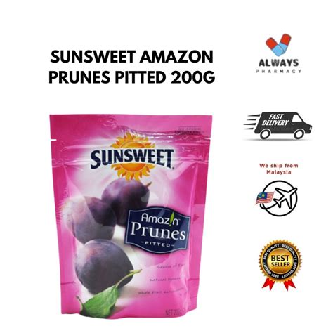 SUNSWEET AMAZON PRUNES PITTED 200G Shopee Malaysia