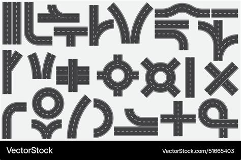 A collection of road signs with arrows Royalty Free Vector