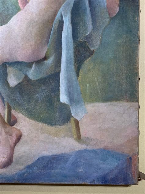 Nude Women Sitting On A Chair Oil Painting At 1stDibs Nude Sitting On Chair Nude Woman