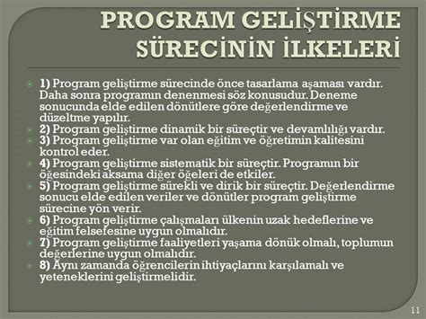 1 Program geli ş tirme programın tasarlanması uygulanması ve de ğ