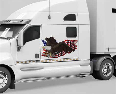 American Bald Eagle Decals for Semi Trucks | Xtreme Digital GraphiX