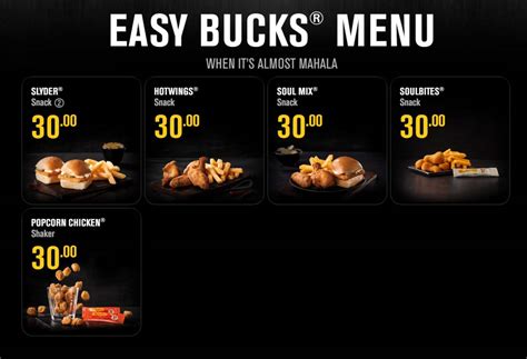 Chicken Licken Menu And Prices 2023