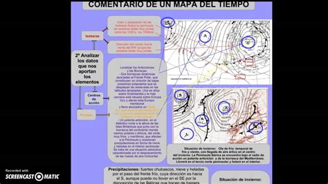 Mapa del tiempo 2 Paso de Borrascas atlánticas YouTube