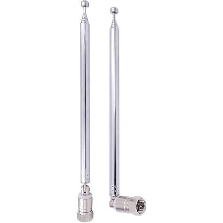 Amazon Fancasee 2 Pack FM Antenna Telescopic 75 Ohm Screw F Type