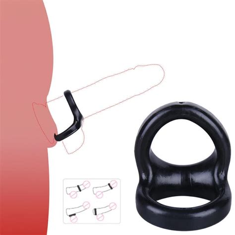 Men Cock Penis Ring Enhancer Scrotum Ring Penis Stretcher Cbt Male Gay Eur