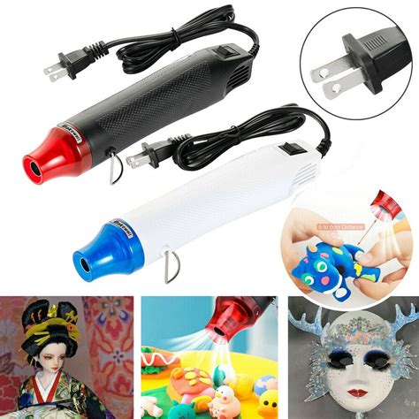 Heat Gun High Temp Mini Hot Air Gun With One Nozzle For Crafts Diy Epoxy Resin Shrink Wrap