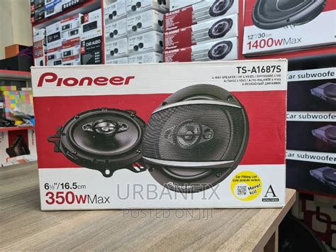 350 Watts Pioneer TS A1687S Powerful Door Speakers In Nairobi Central