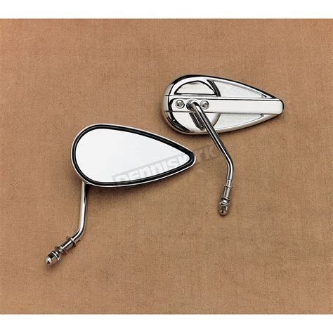 Drag Specialties Teardrop Mirror Ds 300016 Harley Davidson Motorcycle Dennis Kirk