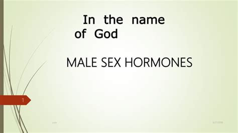 Male Sex Hormones Pptx Hormonal Disorders Endocrine And Metabolic Diseases
