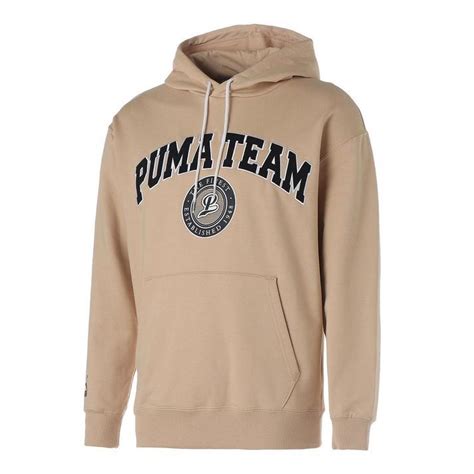 PUMA プーマ M TEAM HOODIE TR スウェットプルオーバー 539170 67LIGHT SAND