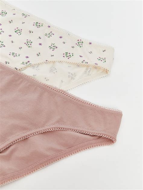 LCW DREAM Floral Bikini Knickers Pack S FU Z LT LC Waikiki