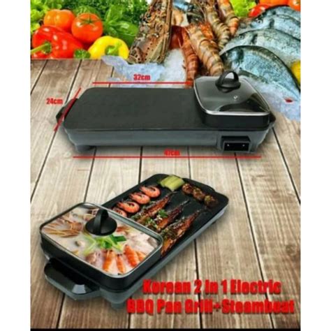 Ready Stockthai Mookata Bbq Grill Steamboat Electric Hot Pot In Bbq Pan Cooker In All