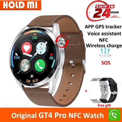 GT4 Pro Smartwatch BT Call 1.39 Inch 400*400 Wireless Charger Phone ...