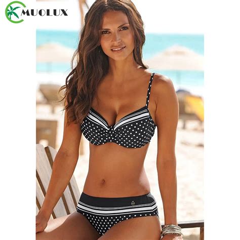 New Women Swimsuit Sexy Women High Waist Bikini Swimwear Female Two Piece Beachwear Printed