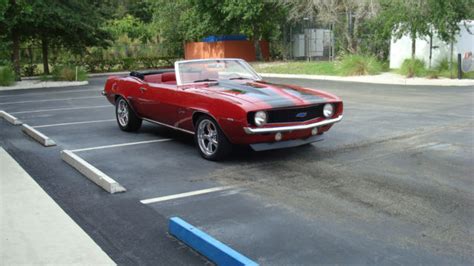 Gorgeous Red /Red 1969 Camaro Convertible