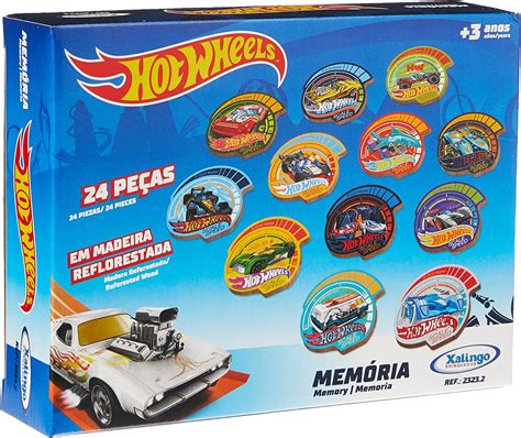 Jogo da Memória Hot Wheels Xalingo Papelaria Arco Iris